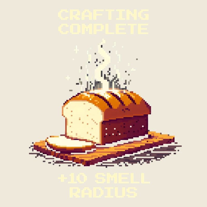 Crafting completed: +10 scent radius | Bread humor