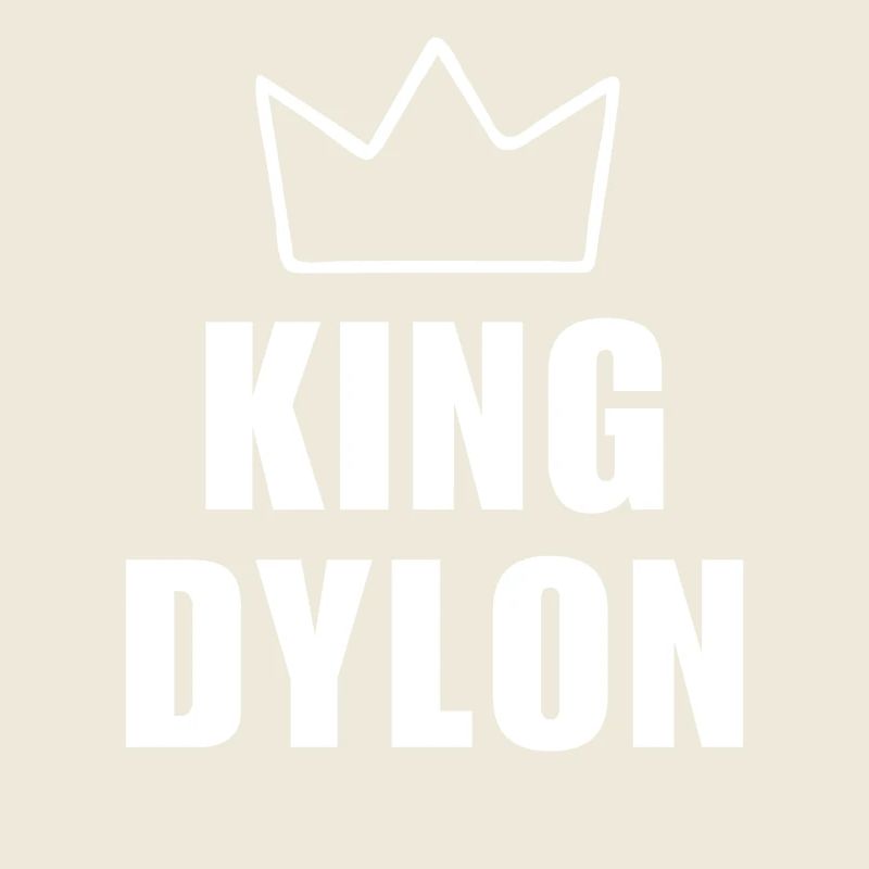 Dylon Name mit Buchstabe D - King Crown Shirt