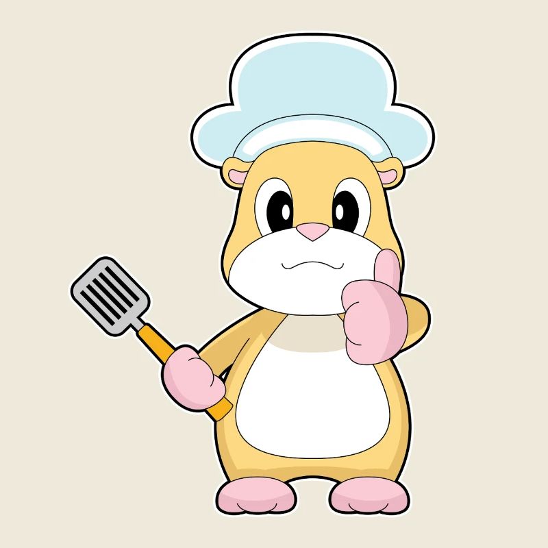 Hamster Koch Pfannenwender Kochen