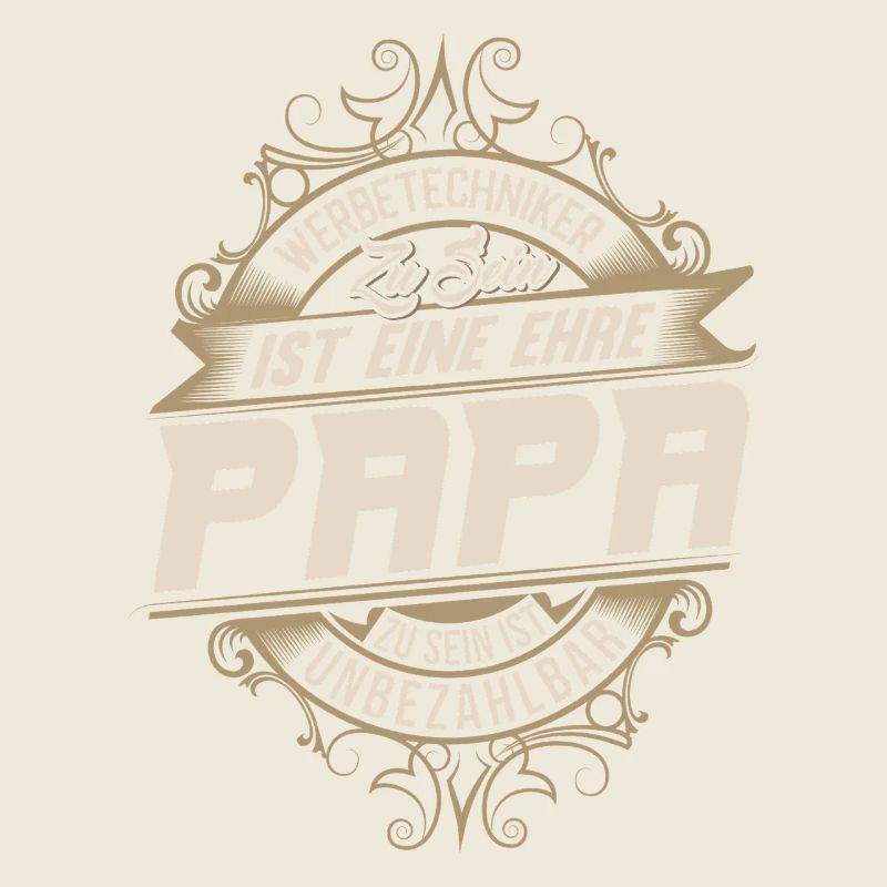 Advertising technician dad