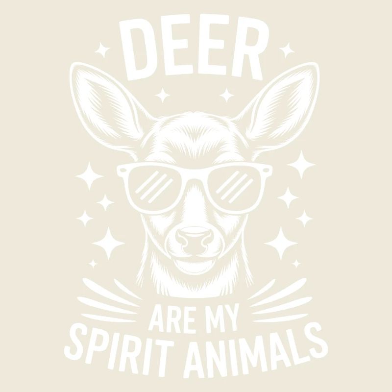 Cool deer with sunglasses