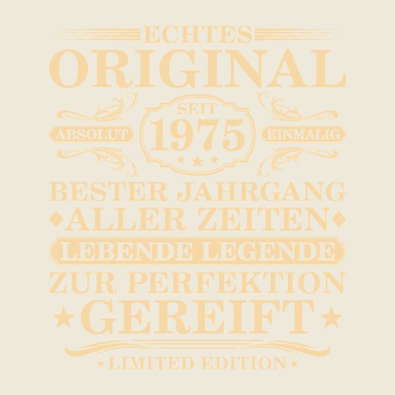 Original since 1975 Volume - 50th Birthday