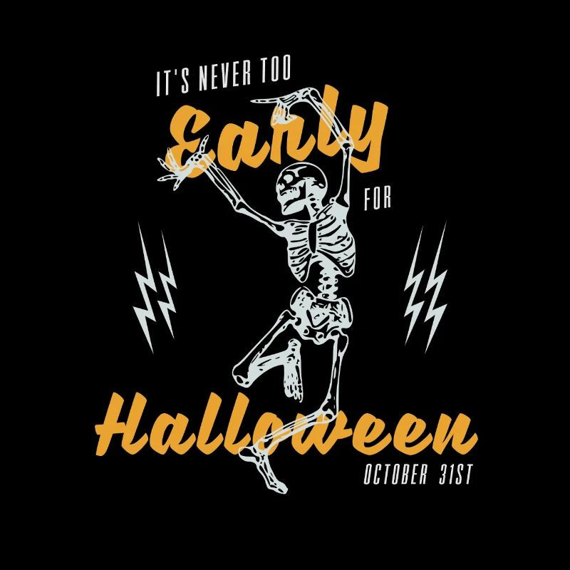Halloween Skeleton with Power Pose