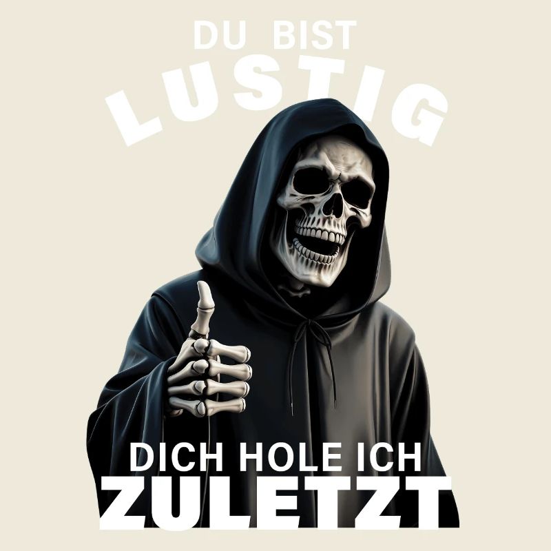 Grim Reaper disant que tu es drôle Motif de crâne