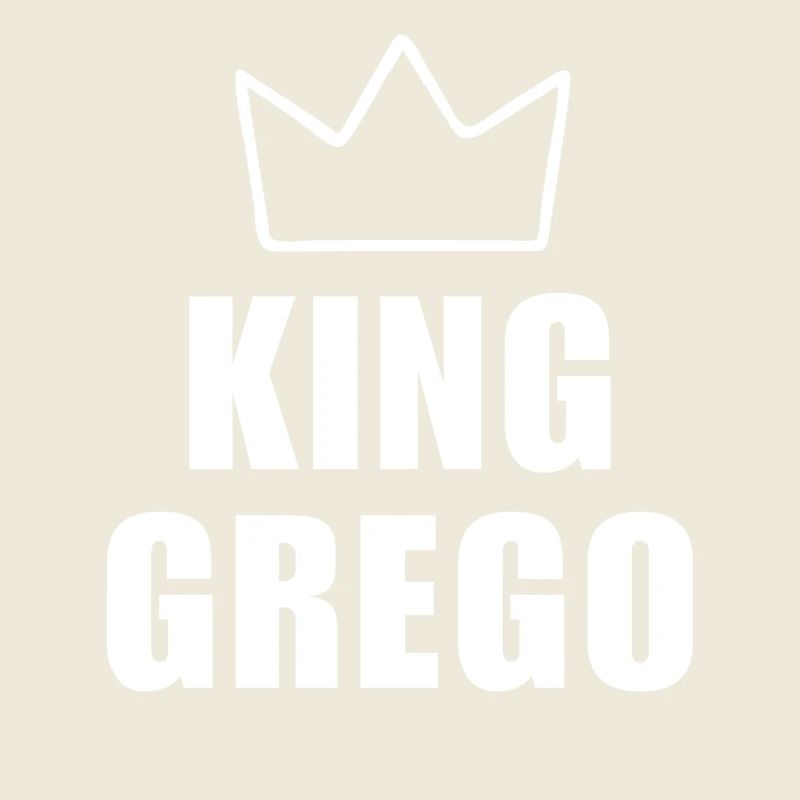 Grego Name mit Buchstabe G - King Crown Shirt