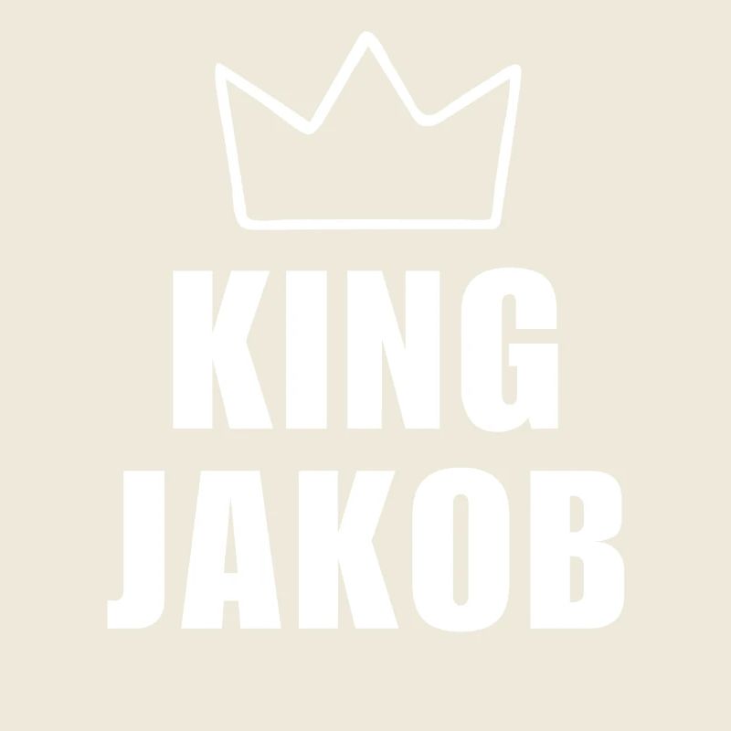Jakob Name mit Buchstabe J - King Crown Hemd