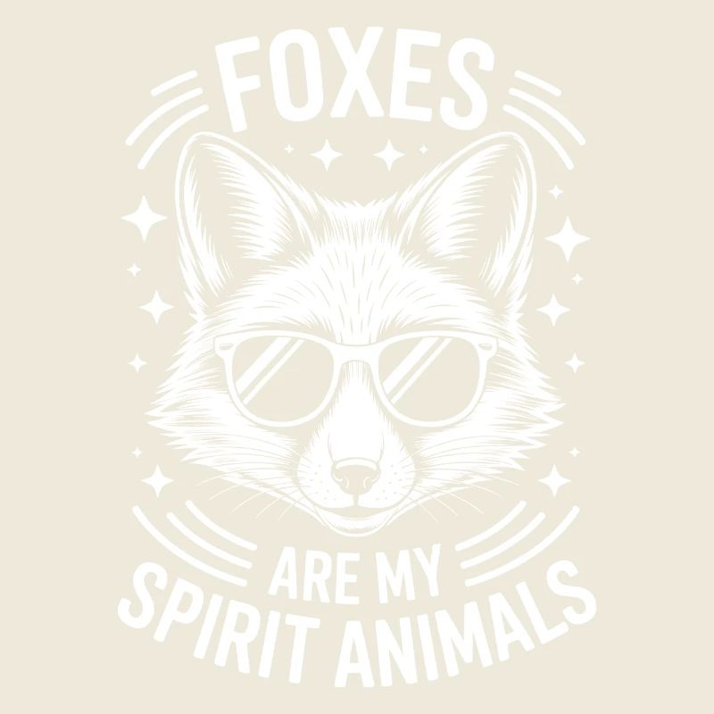 Loup avec lunettes de soleil et slogan