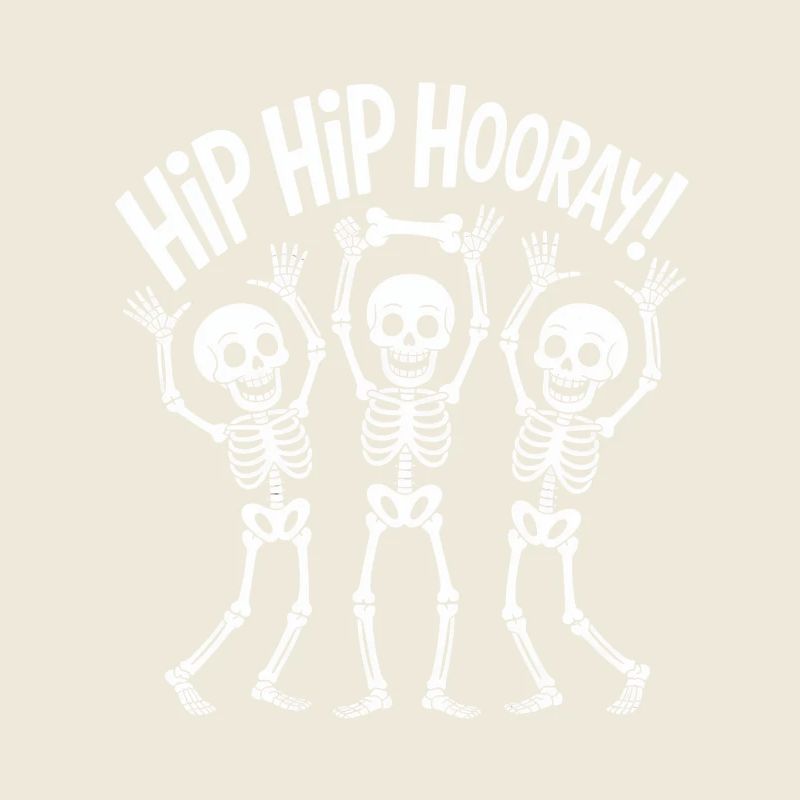 Halloween hanche hanche hourra danse squelettes