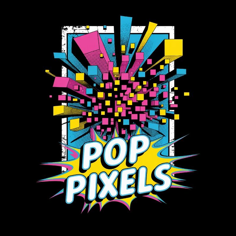 Pop Pixels Pop Culture Rétro Jeu vidéo