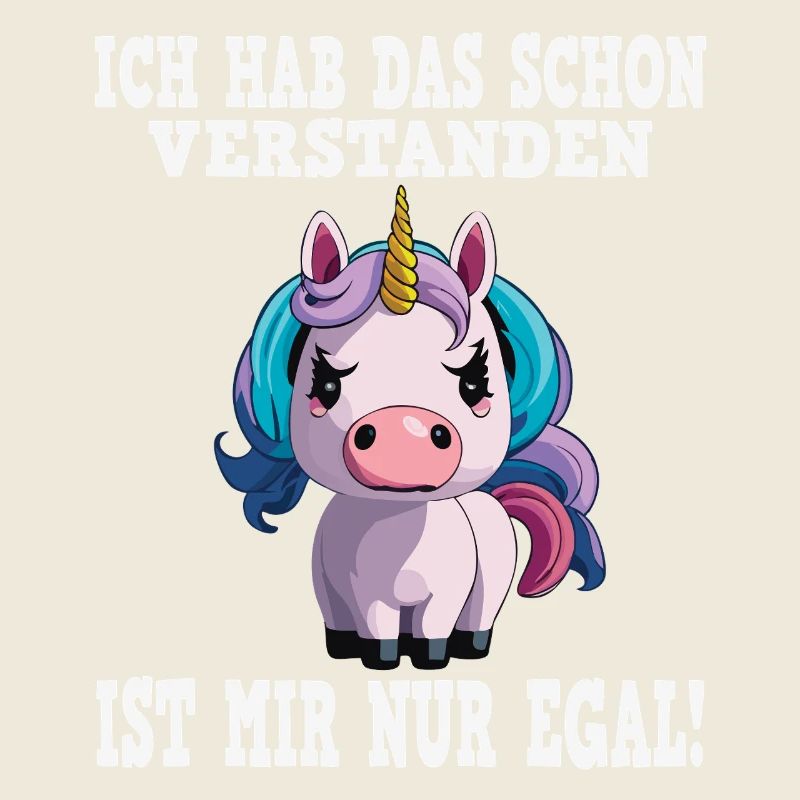 Süßer Einhorn-Kuschellook