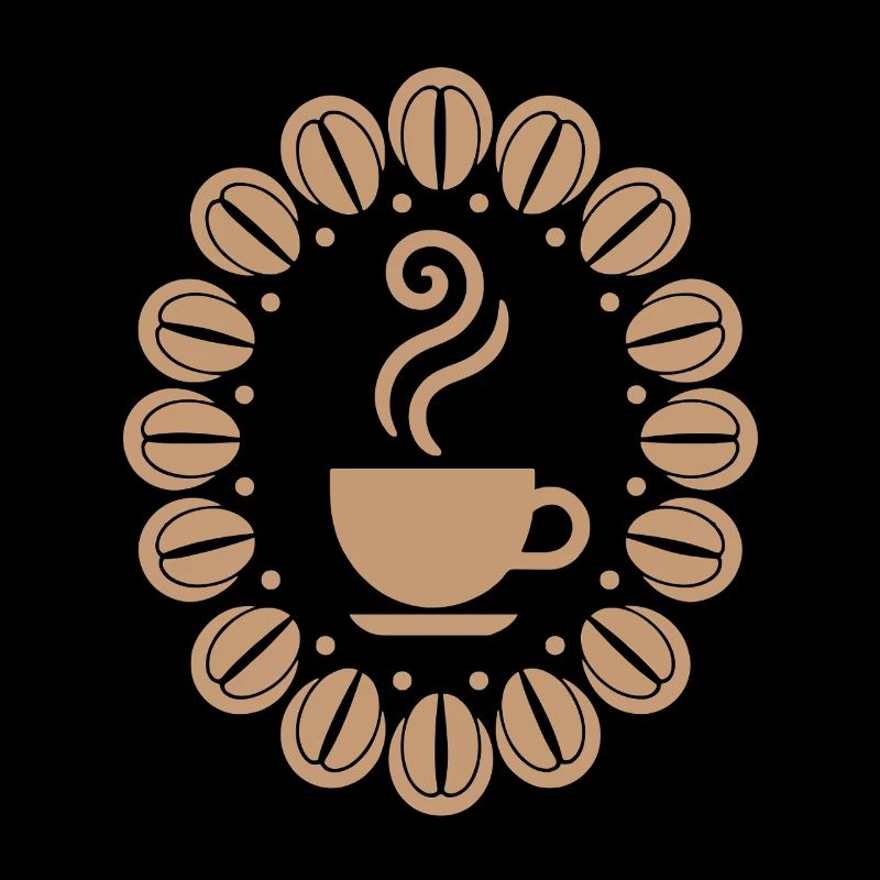 Coffee Cup with Coffee Beans Caffeine