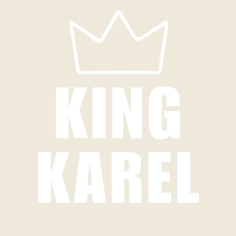 Karel Name mit Buchstabe K - King Crown Hemd