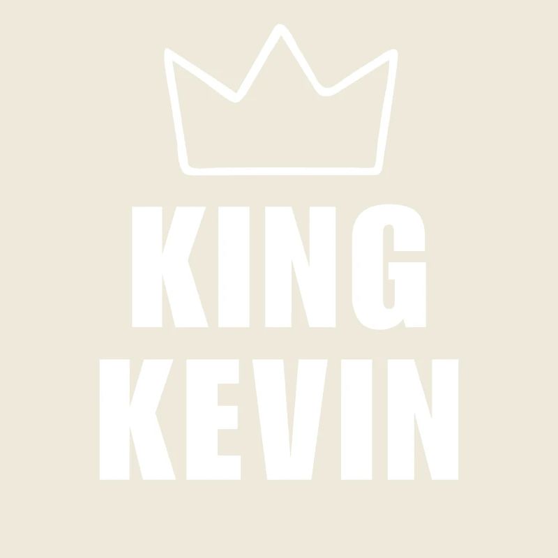 Kevin Name mit Buchstabe K - King Crown Hemd