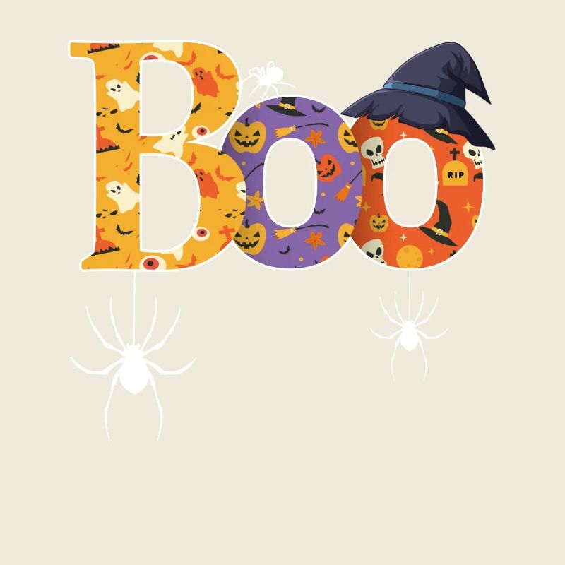 Boo Pattern Halloween