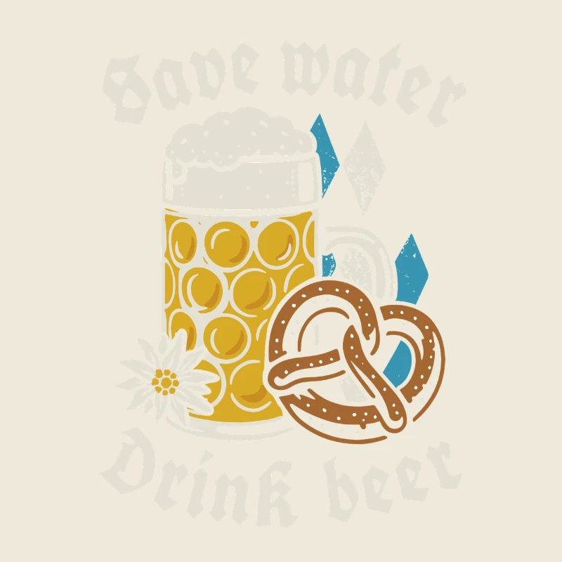 Save water drink beer - Biertrinker - Spruch