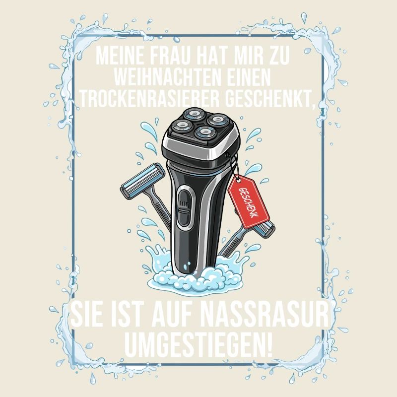 Trockenrasierer-Geschenk