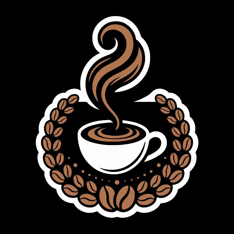 Caffeine Design Coffee Artwork Coffee