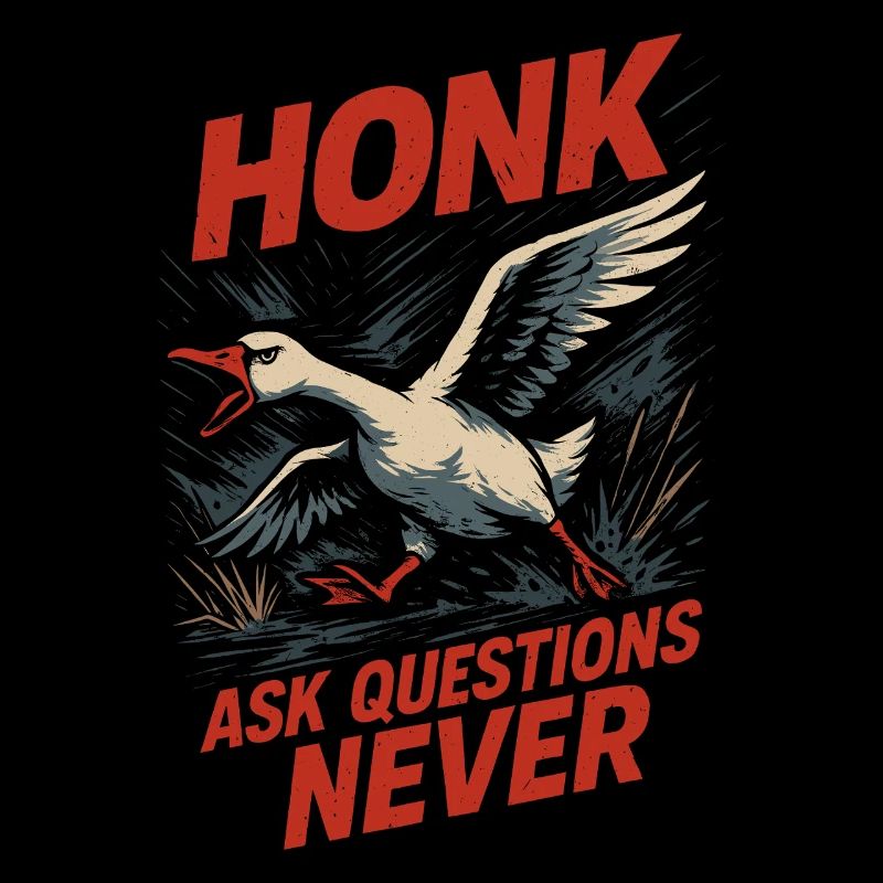 Funny Gänse Meme Chaos Honk Zertifiziert Albern