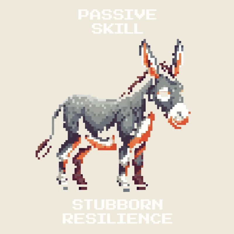 Âne : Endurance obstinée | Humour RPG