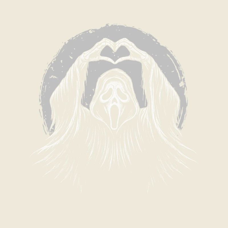 Grim Reaper Signe de cœur — Halloween Spooky Reaper