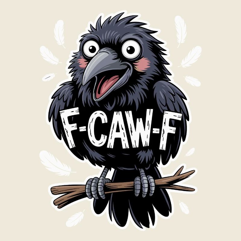 F-Caw-F Meme Crow