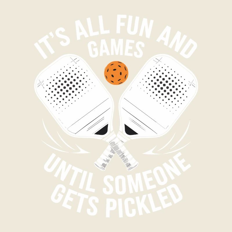Pickleball Equipment Funny Paddle Racket