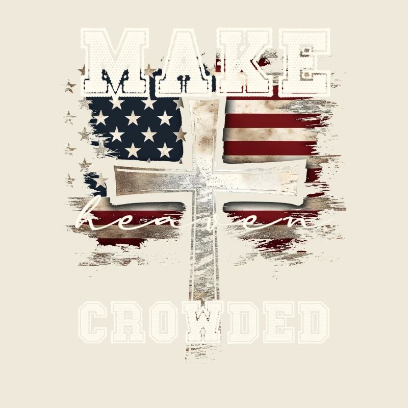 Make Heaven Bonded Cross Flag Design