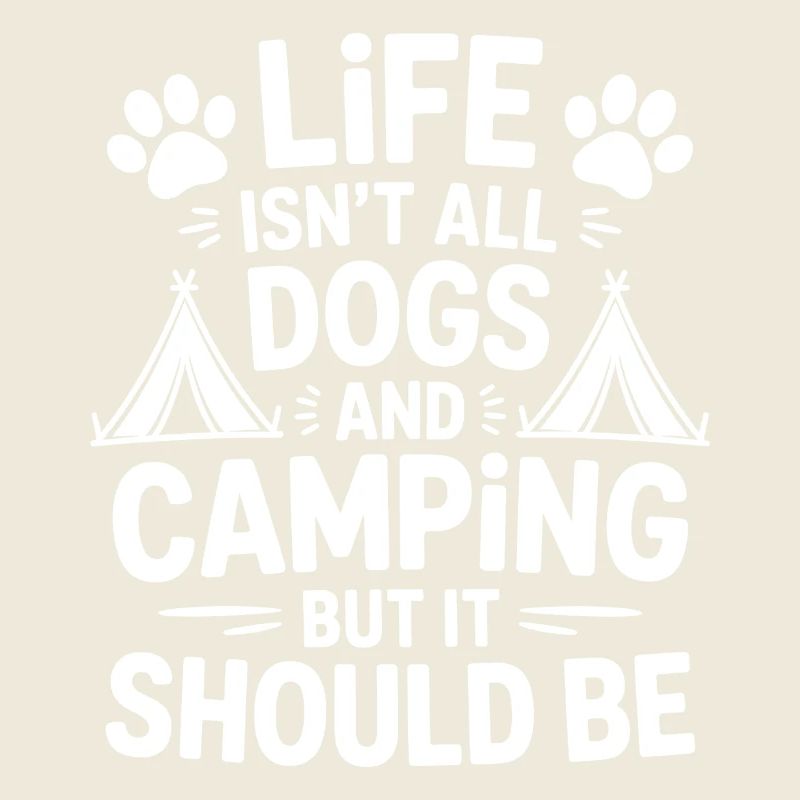 Camping Spruch Hunde Lustiges Zelten Geschenk