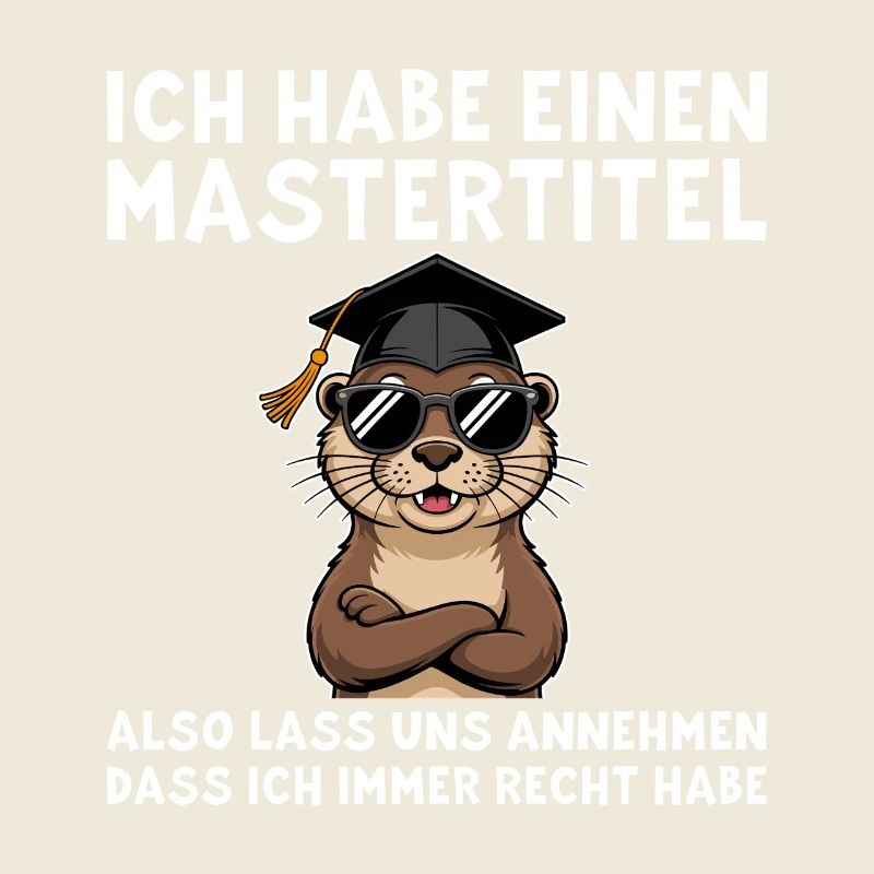 Master's Degree - Funny Otter Master's Degree