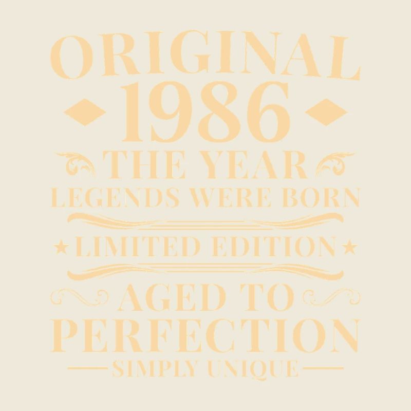 Original 1986 Vintage 40th Birthday