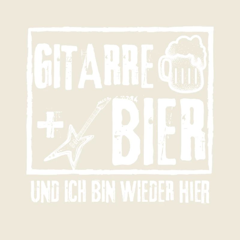 Gitarre + Bier Punk Rock Graffiti