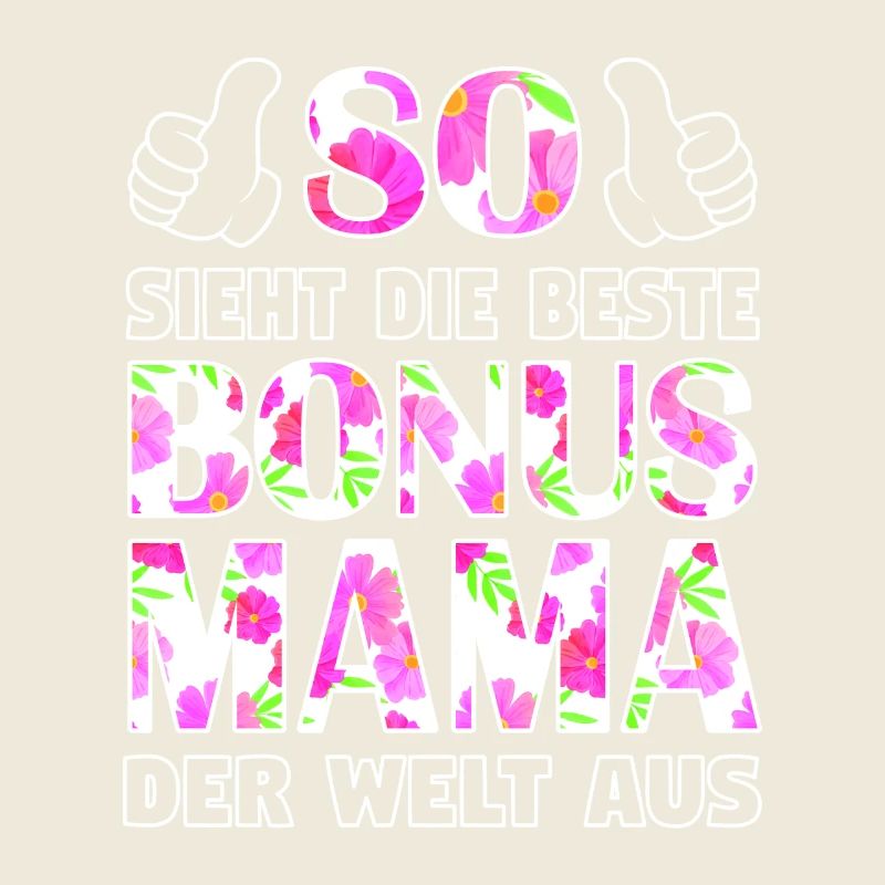 Bonus Mama Mutter Stiefmutter Muttertag Geschenk