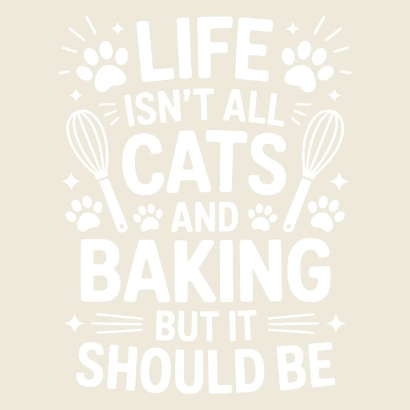 Backen Spruch Katzen Lustiges Backen Geschenk