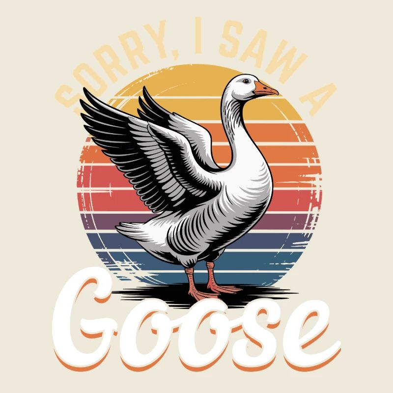 Funny Bird Goose