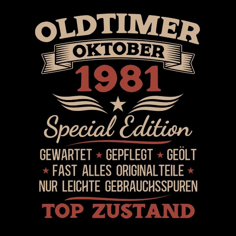 44. Geburtstag Geschenk Oldtimer Oktober 1981