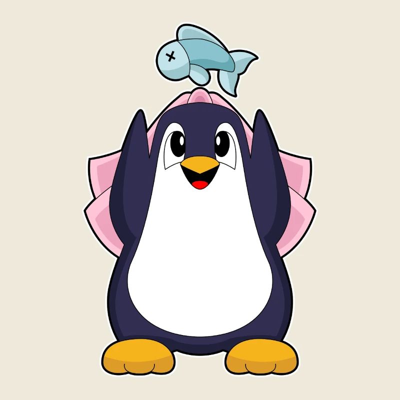 Penguin Bridal Veil Wedding