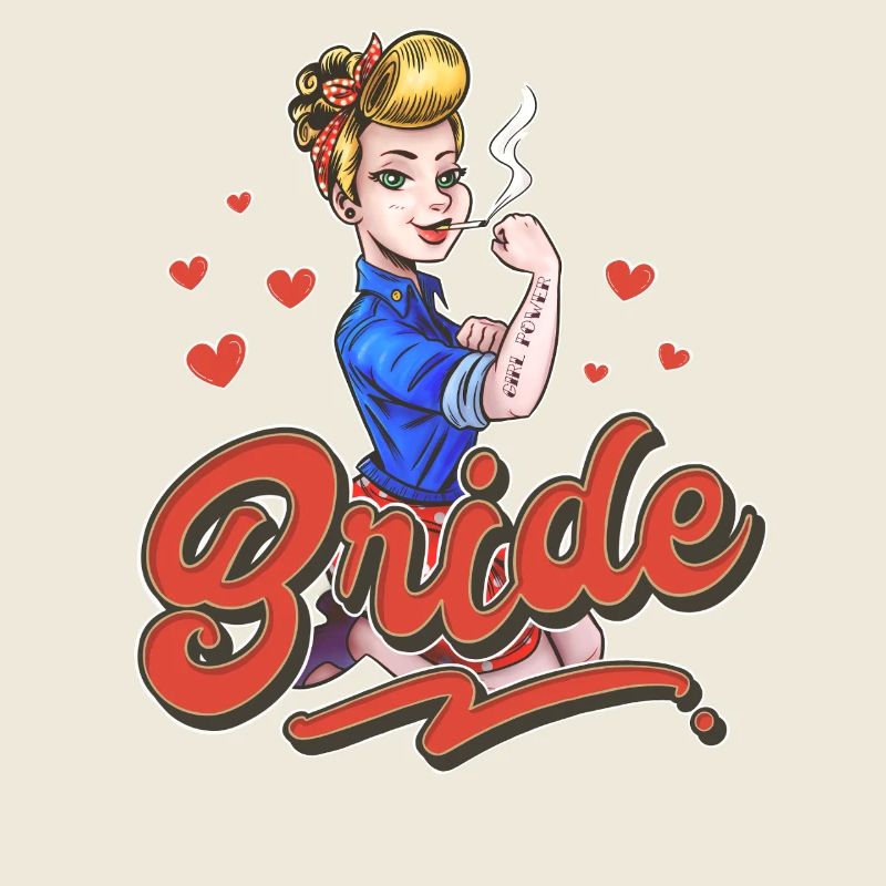 Bride Pin Up