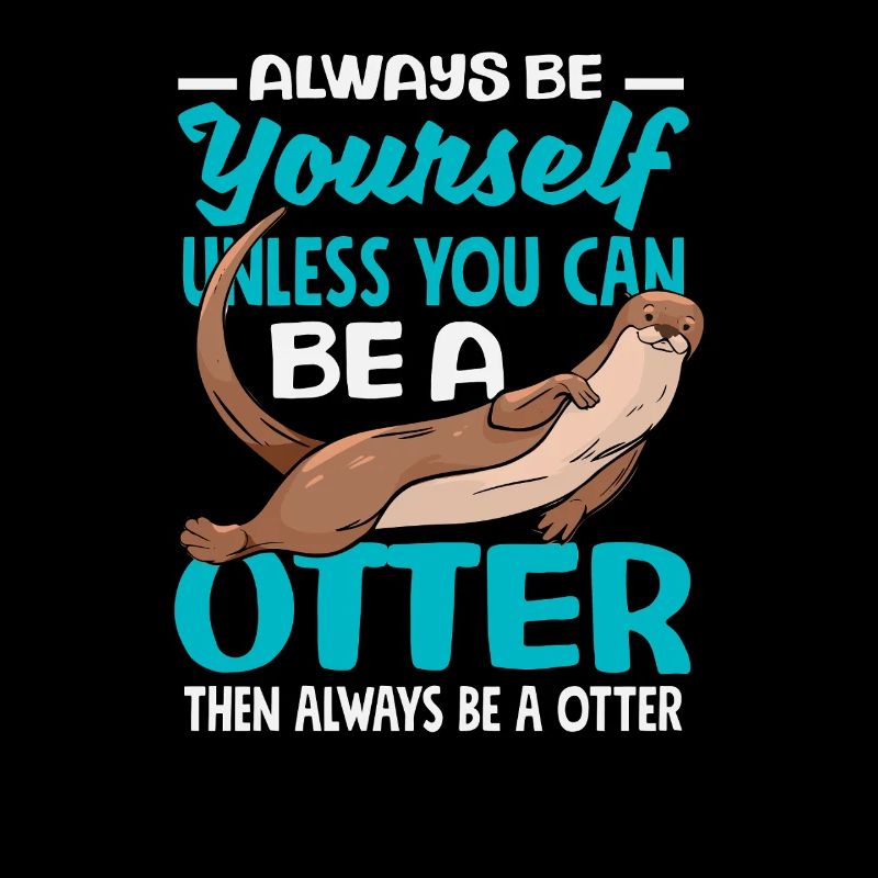 Sei Du Selbst Seeotter Cartoon