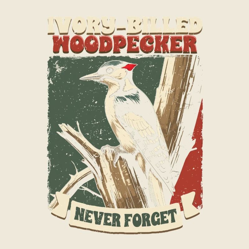 Elfenbein Specht Vogelbeobachter