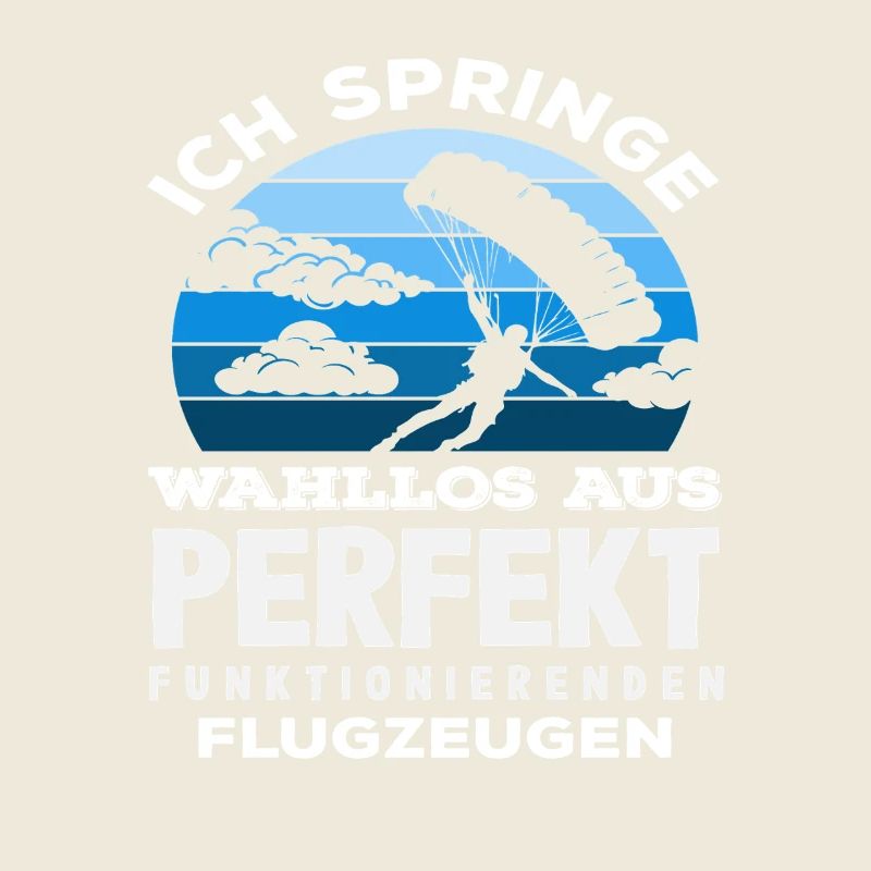 Fallschirmspringer Adrenalinjunkie Perfekt