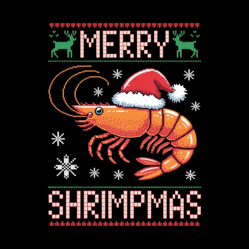 Merry Shrimpmas Ugly Christmas