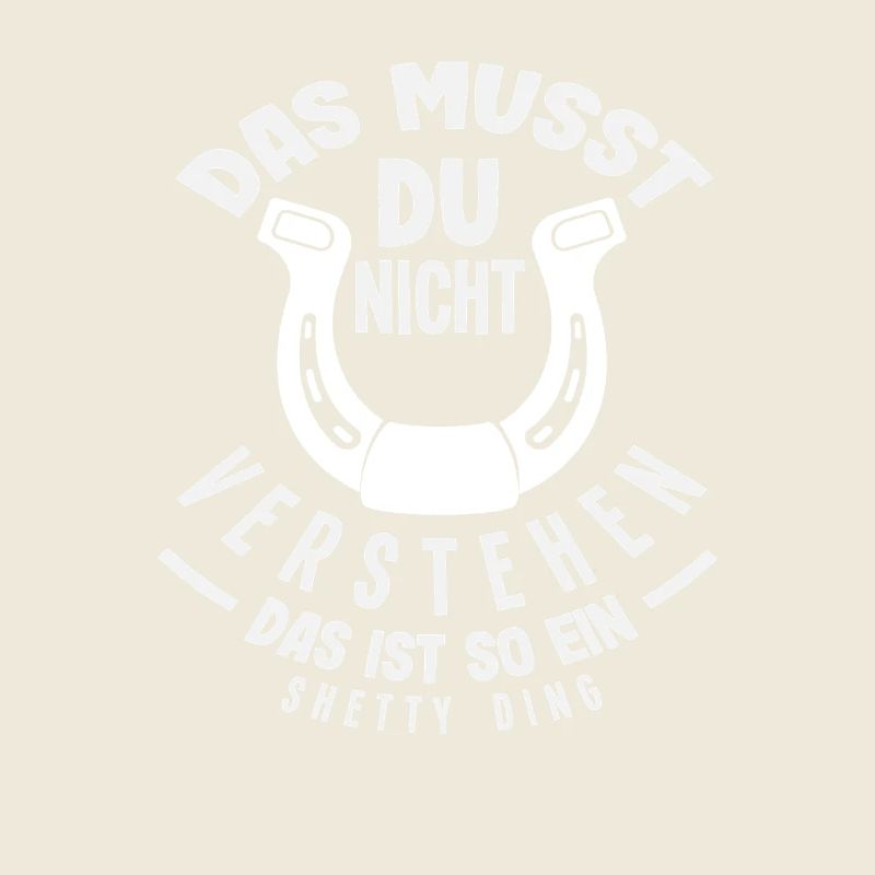 Shetty Ding Pferdemädchen Reiten Ponyfans Reiter