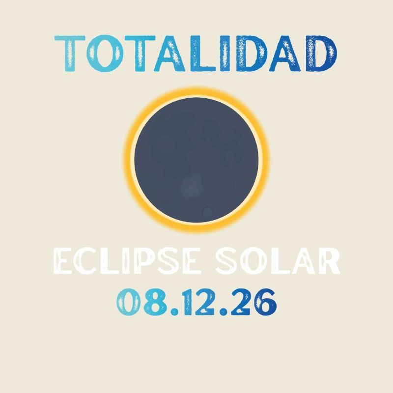 Totality of the 2026 solar eclipse