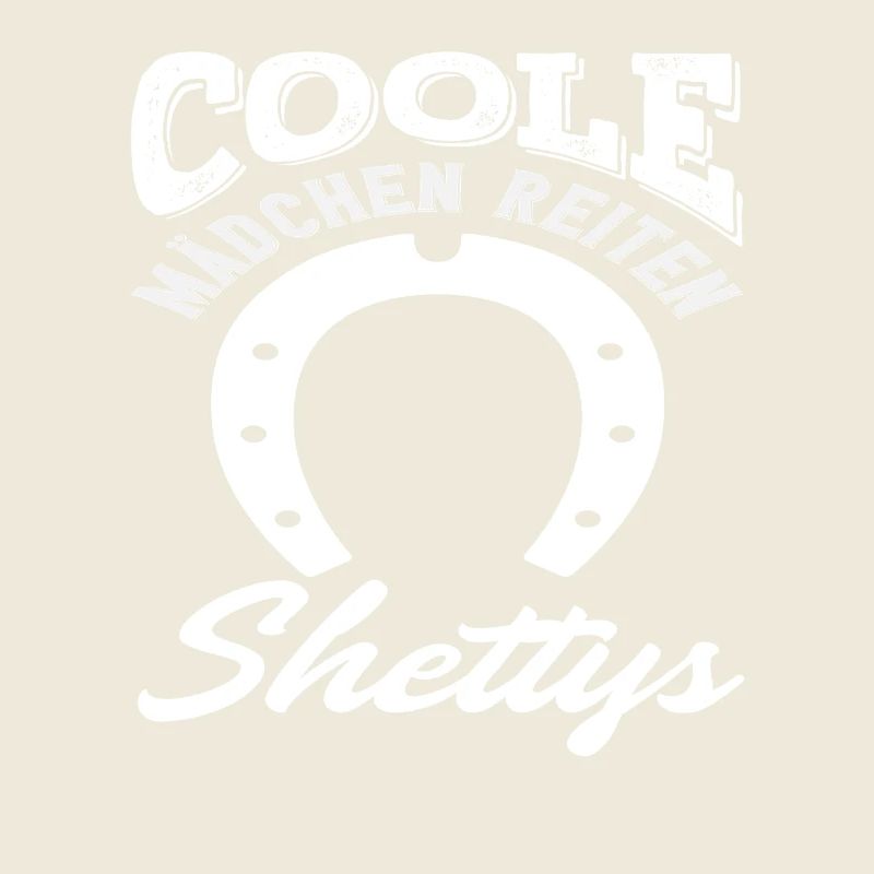 Coole Mädchen Reiten Shettys Pferdemädchen Reiten