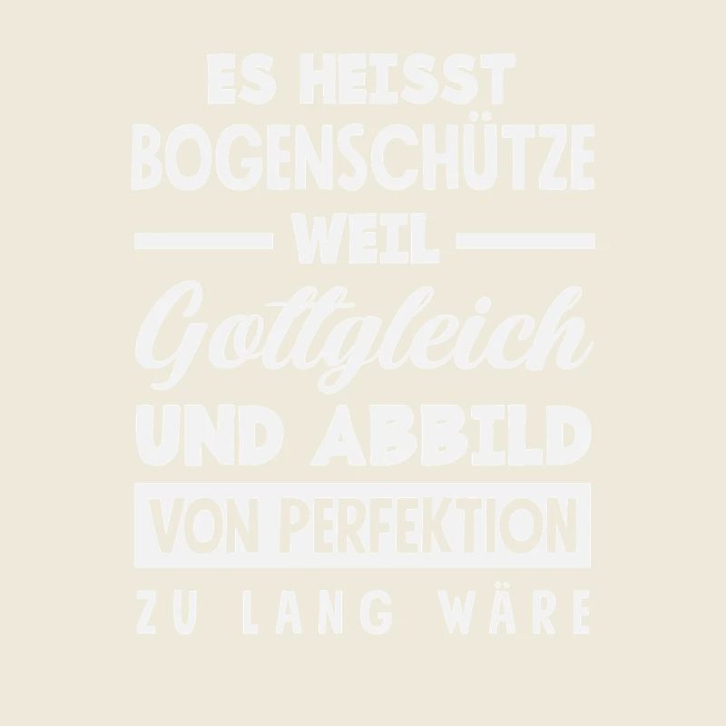 Ich gehe Bogenschießen