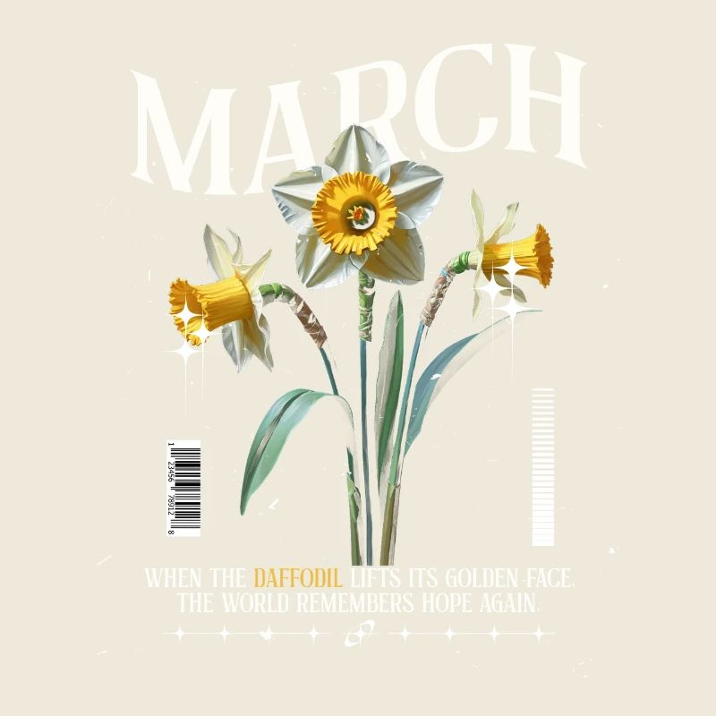 Naissance Fleurs Naissance Fleur Mars Jonquille