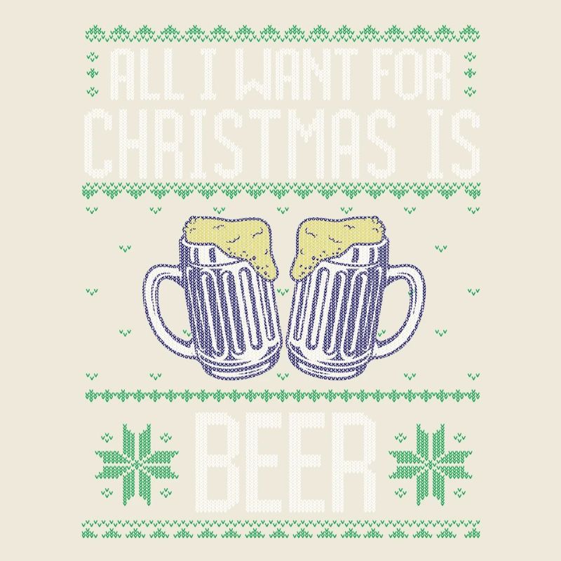 Conception drôle d’amateur de bière de Noël