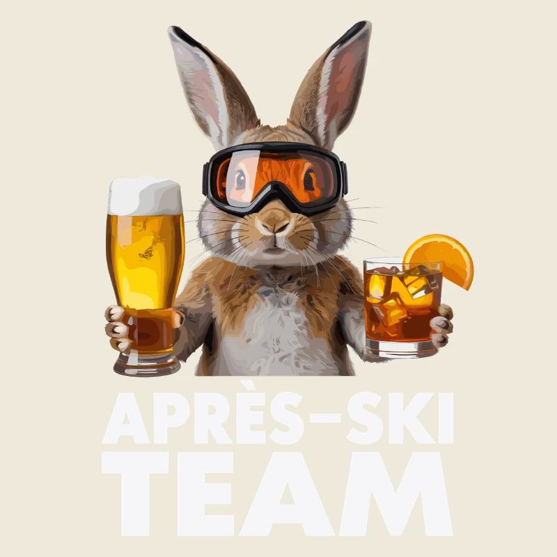 Équipe de lapins après-ski