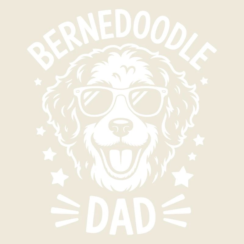 Bernedoodle dire papa blague Bernedoodle cadeau