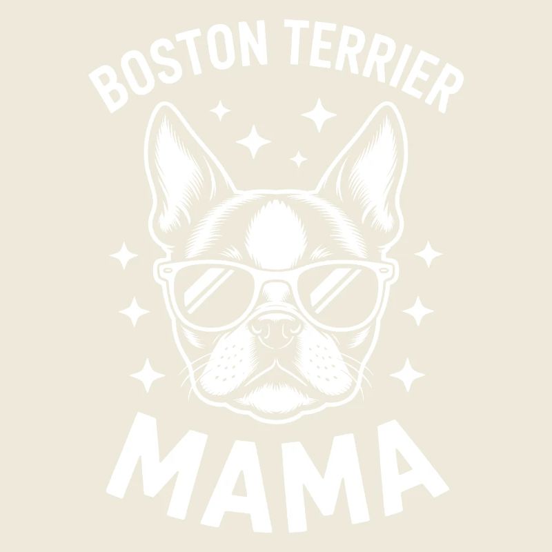 Boston Terrier Saying Mom Boston Terrier Gift